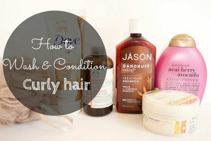 How to wash & condition curly hair