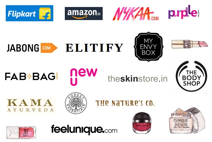 Top online shopping sites for beauty in CurlsandBeautyDiary