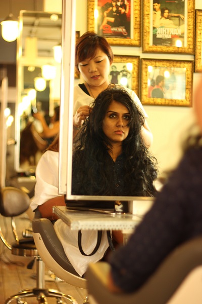 My curly haircut at BBlunt Bangalore - CurlsandBeautyDiary