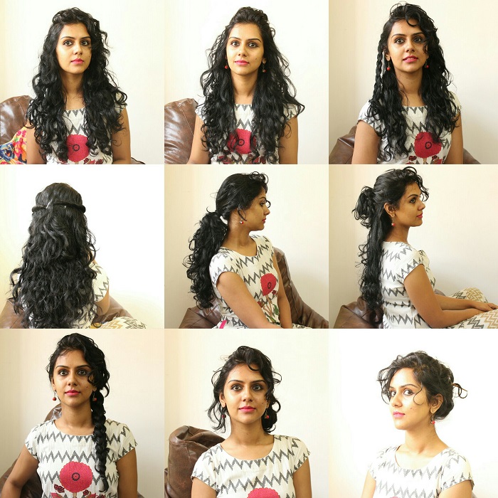 how to make hairstyles step by step for curly hairs