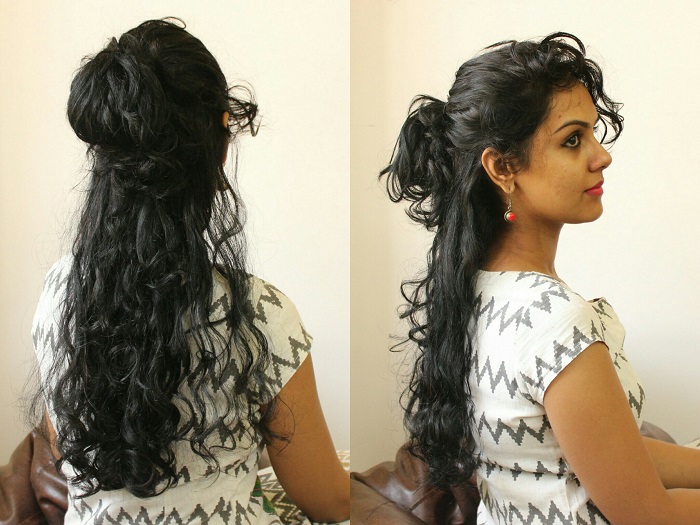 11 easy everyday hairstyles for curly hair - CurlsandBeautyDiary