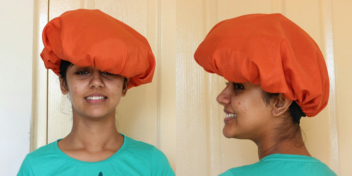 Sleep in a satin bonnet to preserve your curls overnight - image Satin-bonnet-curly-hair-6 on https://www.curlsandbeautydiary.com
