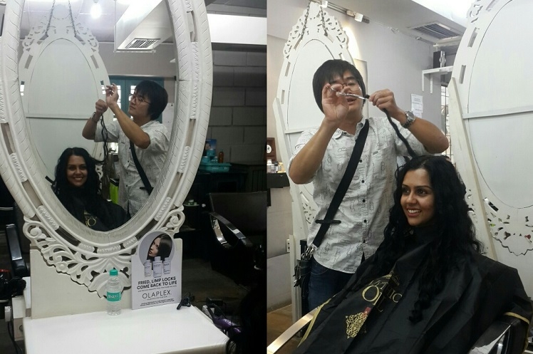 My Curly Haircut at Rock Paper Scissor with Daniel (Danny), Bangalore -  CurlsandBeautyDiary