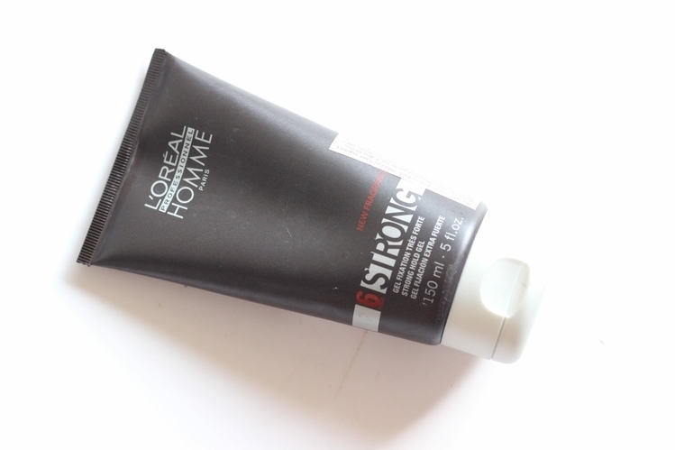 L'Oréal Homme Strong Hold Gel 6 Review - CurlsandBeautyDiary