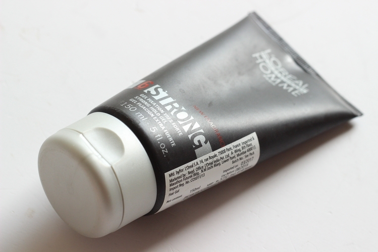 L'Oréal Homme Strong Hold Gel 6 Review - CurlsandBeautyDiary